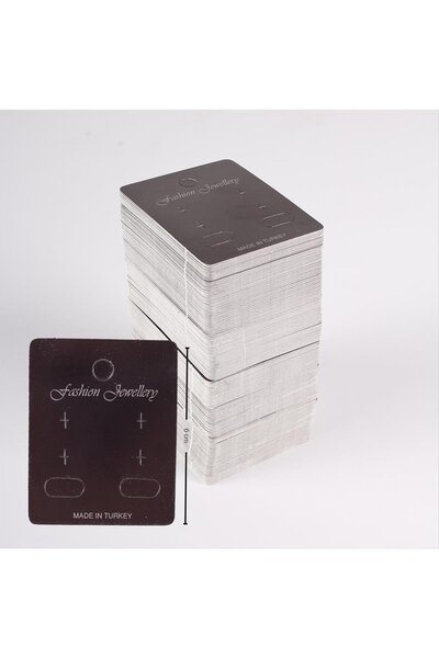 ZERO LAND Nrzsnt Clip-On 3 Hole (225908) Earring Card-Black