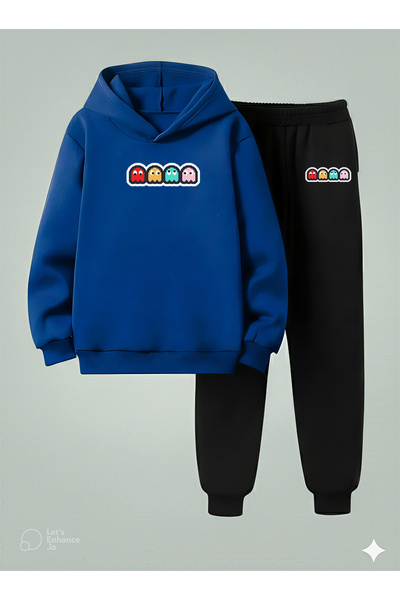 LORVEX Дитячий комплект з капюшоном СОЛОДКІ СТВОРІННЯ Світшот з принтом, 3 ни...