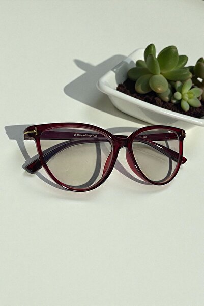 MAROVOAY Cat Eye Blue Light Protection Glasses Can Change Optical Compatible Glasses Computer Goggles