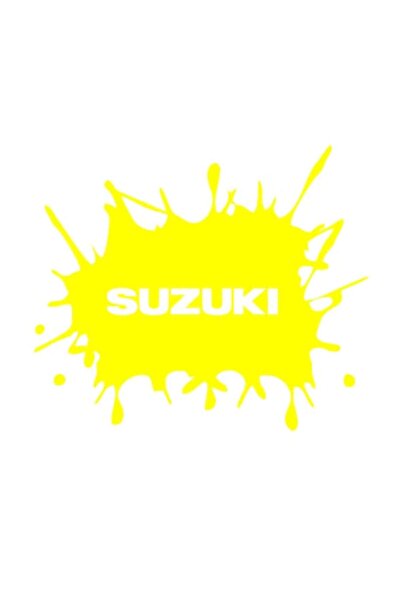 Oracal Sticker pata scris Suzuki, 20cm, galben