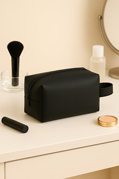 Paris Home Leather Makeup Accessory Jewelry Bag - Leather Organizer 12X21X12 cm