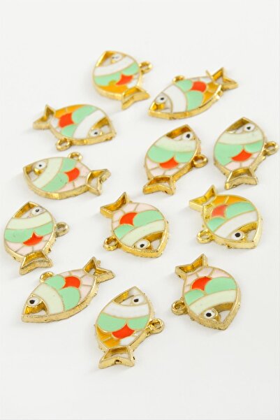 teknodayım Nrzsnt Fish Single Handle Enamel Bracelet and Pendant Apparatus (1...