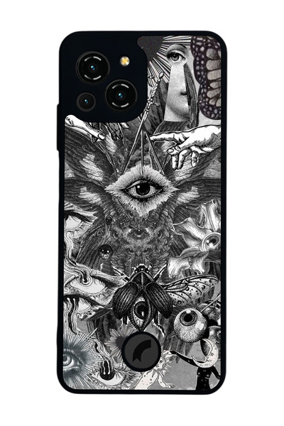 Reeder حافظة متوافقة مع S23 Pro Max باللون الأسود غير اللامع - سيليكون ناعم، ...