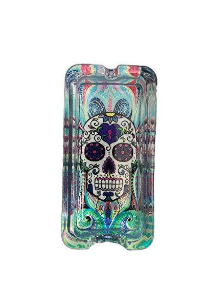 OEM Elegant Glass Ashtray "Marijuana Glass Ashtray" Modern Gift – Rectangular