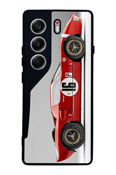 TECNO حافظة متوافقة مع هاتف Camon 40 باللون الأسود غير اللامع - غطاء ناعم من ...