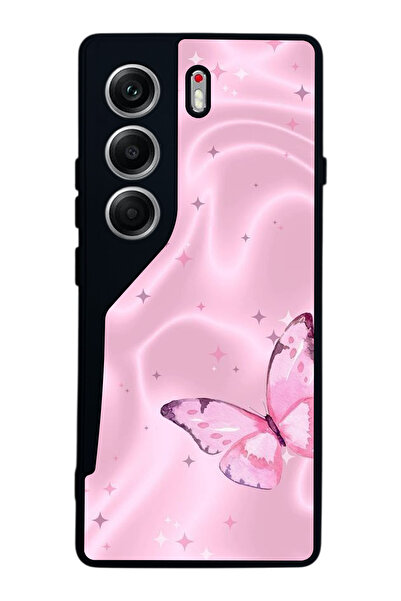 TECNO حافظة متوافقة مع هاتف Camon 40 باللون الأسود غير اللامع - سيليكون ناعم،...