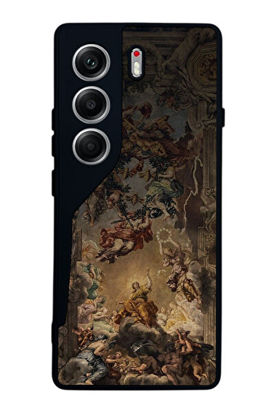 TECNO حافظة متوافقة مع كامون 40 باللون الأسود غير اللامع - سيليكون ناعم، واقي...