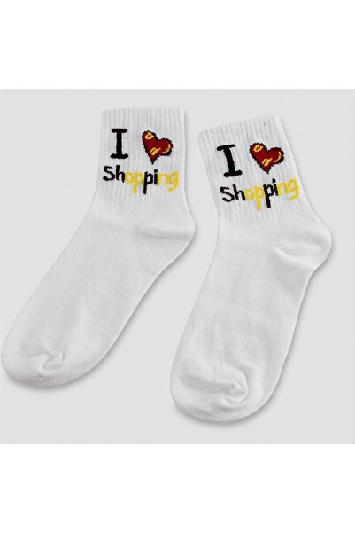 ZERO LAND Nrzsnt Heart College (03612) Socks 8X28-White