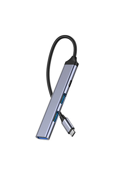 MRG Adaptor Hub USB Type-C PD MGL232, 3x USB, USB 3.0, Multiport 4 in 1