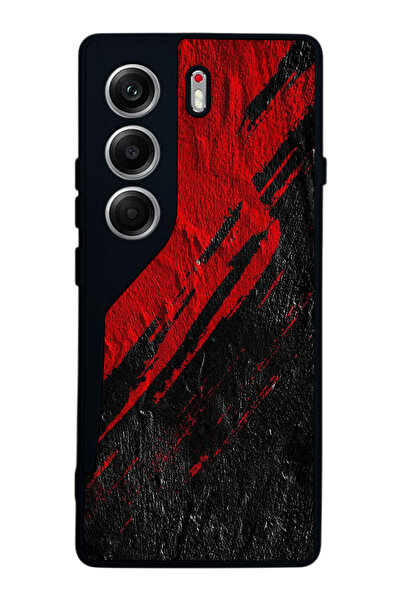 TECNO حافظة متوافقة مع هاتف Camon 40 باللون الأسود غير اللامع - سيليكون ناعم،...