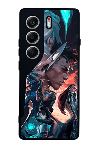 TECNO حافظة متوافقة مع هاتف Camon 40 باللون الأسود غير اللامع - سيليكون ناعم،...