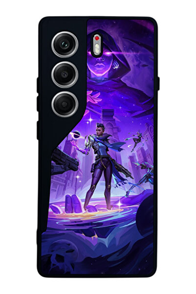 TECNO حافظة متوافقة مع هاتف Camon 40 باللون الأسود غير اللامع - سيليكون ناعم،...