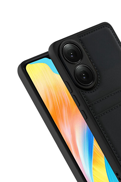 NewFace Nrzsnt A38 Sara Leather Case with Business Card Holder (234730) - Black