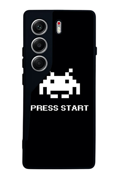 TECNO حافظة متوافقة مع هاتف Camon 40 باللون الأسود غير اللامع - سيليكون ناعم،...