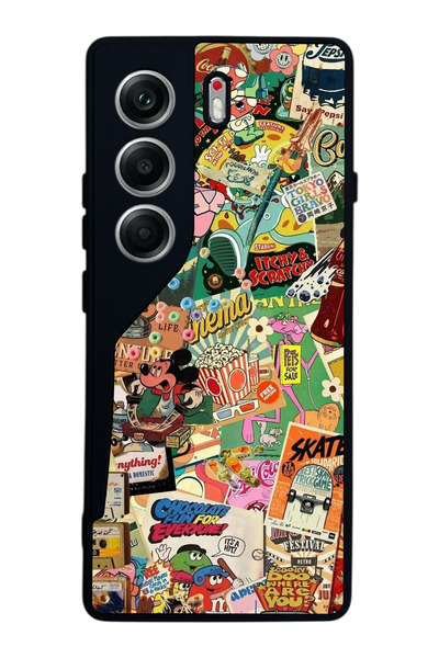 TECNO حافظة متوافقة مع هاتف Camon 40 باللون الأسود غير اللامع - سيليكون ناعم،...