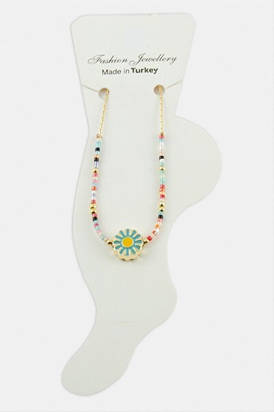 ZERO LAND Nrzsnt Nazar Miyoki (04522) Beaded Anklet-Colorful