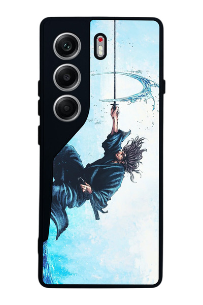 TECNO حافظة متوافقة مع هاتف Camon 40 باللون الأسود غير اللامع - سيليكون ناعم،...