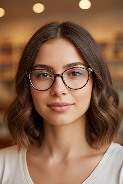 MAROVOAY Cat Eye Blue Light Protection Glasses Can Change Optical Compatible Glasses Computer Goggles