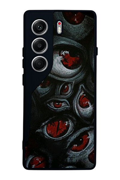 TECNO حافظة متوافقة مع هاتف Camon 40 باللون الأسود غير اللامع - سيليكون ناعم،...