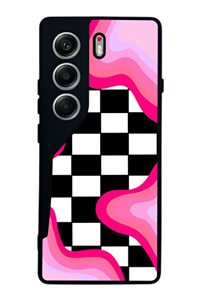 TECNO حافظة متوافقة مع هاتف Camon 40 باللون الأسود غير اللامع - سيليكون ناعم،...