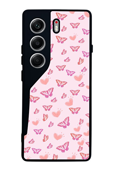 TECNO حافظة متوافقة مع هاتف Camon 40 باللون الأسود غير اللامع - سيليكون ناعم،...