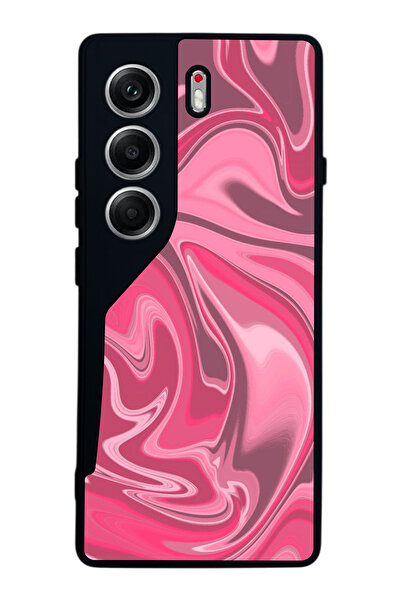 TECNO حافظة متوافقة مع هاتف Camon 40 باللون الأسود غير اللامع - سيليكون ناعم،...