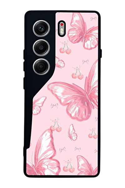 TECNO حافظة متوافقة مع هاتف Camon 40 باللون الأسود غير اللامع - سيليكون ناعم،...