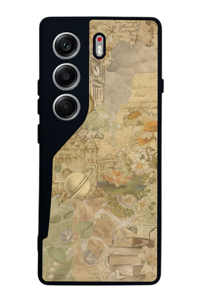 TECNO حافظة متوافقة مع هاتف Camon 40 باللون الأسود غير اللامع - سيليكون ناعم،...