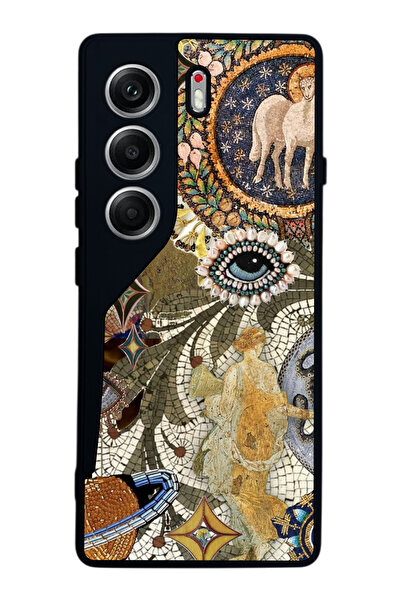 TECNO حافظة متوافقة مع هاتف Camon 40 باللون الأسود غير اللامع - سيليكون ناعم،...