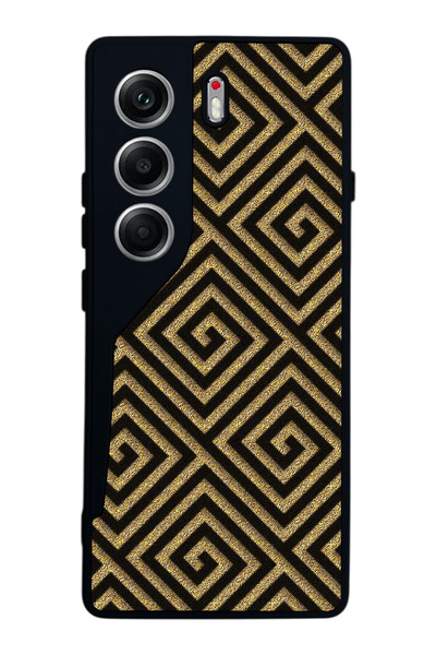 TECNO حافظة متوافقة مع هاتف Camon 40 باللون الأسود غير اللامع - سيليكون ناعم،...