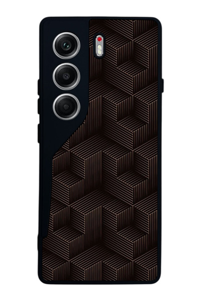 TECNO حافظة متوافقة مع هاتف Camon 40 باللون الأسود غير اللامع - سيليكون ناعم،...