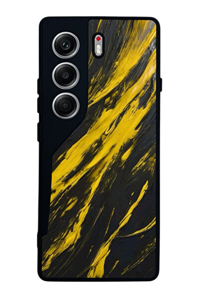 TECNO حافظة متوافقة مع هاتف Camon 40 باللون الأسود غير اللامع - سيليكون ناعم،...