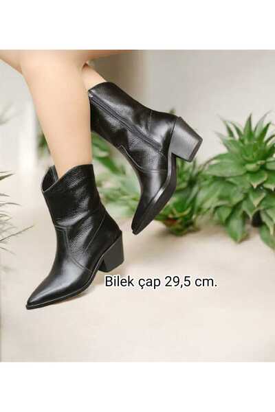 EREN SHOES BAG (Romania) Genuine Leather Zippered Western Women's Boots