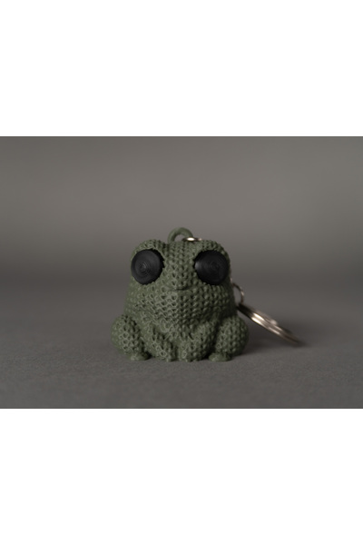 Craftory 3D Cute frog keychain