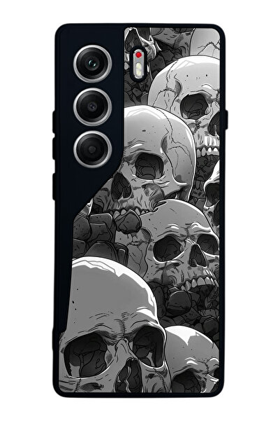 TECNO حافظة متوافقة مع هاتف Camon 40 باللون الأسود غير اللامع - سيليكون ناعم،...