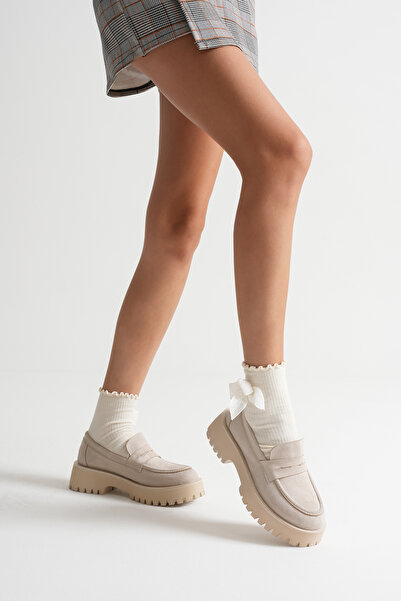 Akçetin Moda Щоденні повсякденні мокасини на товстій підошві