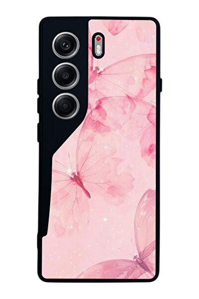 TECNO حافظة متوافقة مع هاتف Camon 40 باللون الأسود غير اللامع - سيليكون ناعم،...