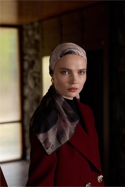 İpekhan Winter Bloom Collection Soft Scarf 1239-10027