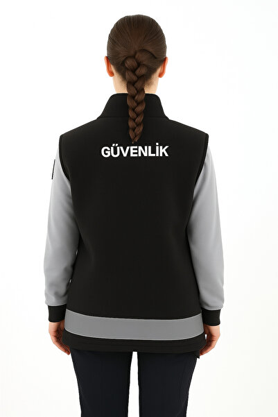 ARTHUR Kışlık Kadın Nakış İşlemeli Özel Güvenlik Polar Tunik - Yelek