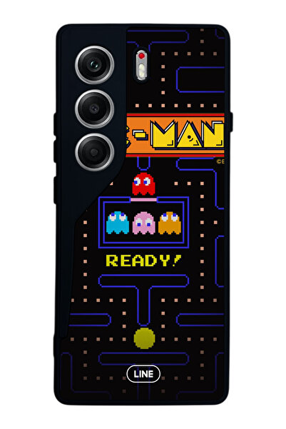 TECNO حافظة متوافقة مع هاتف Camon 40 باللون الأسود غير اللامع - سيليكون ناعم،...