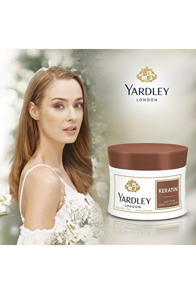 YARDLEY Keratin Hair Cream - 150g Moisturizing, Grooming, All-Day Hold (Pack of 2)