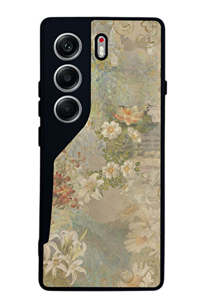 TECNO حافظة متوافقة مع هاتف Camon 40 باللون الأسود غير اللامع - سيليكون ناعم،...