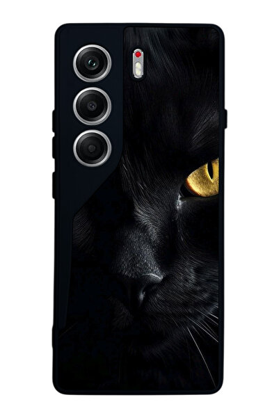 TECNO حافظة متوافقة مع هاتف Camon 40 باللون الأسود غير اللامع - سيليكون ناعم،...