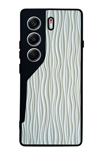 TECNO حافظة متوافقة مع هاتف Camon 40 باللون الأسود غير اللامع - سيليكون ناعم،...