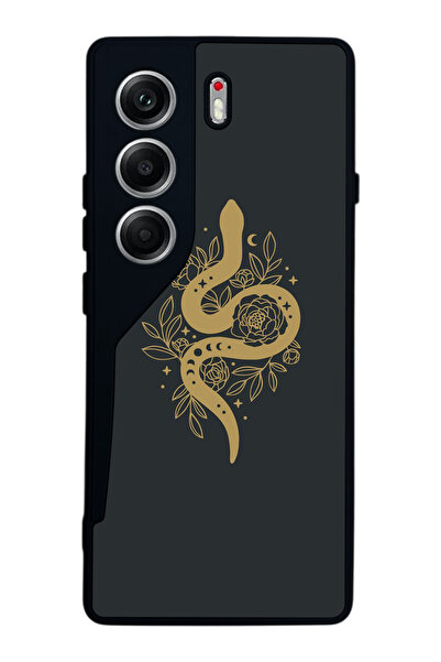 TECNO حافظة متوافقة مع هاتف Camon 40 باللون الأسود غير اللامع - سيليكون ناعم،...