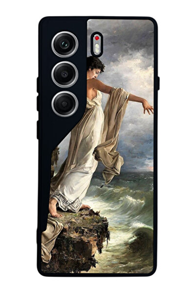 TECNO حافظة متوافقة مع هاتف Camon 40 باللون الأسود غير اللامع - سيليكون ناعم،...