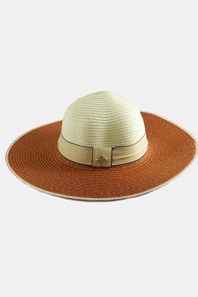 ZERO LAND Nrzsnt Striped (04242) Straw Hat-Tile