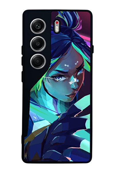 TECNO حافظة متوافقة مع هاتف Camon 40 باللون الأسود غير اللامع - سيليكون ناعم،...