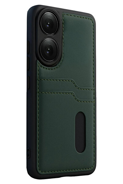 NewFace Nrzsnt A38 Sara Leather Case with Business Card Holder (234725) - Green