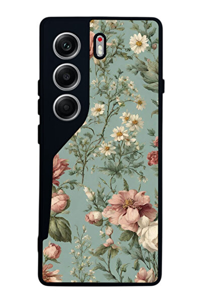 TECNO حافظة متوافقة مع هاتف Camon 40 باللون الأسود غير اللامع - سيليكون ناعم،...